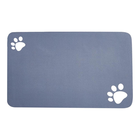 Dark Grey Washable Diatom Mud Pet Mat With Nonslip Bottom, CW0037 (Ver.2)