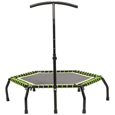 48in Bungee Cords Hexagonal Trampoline with Adjustable T-Bar Handle, DM0889(Ver.2)