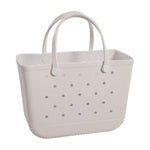 White EVA Handbag Waterproof Tote for Beach, WO0207 (Ver.2)