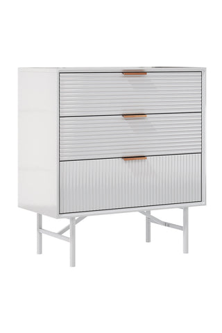 3-Tier Bedroom Striped Storage Cabinet, ZH1600ZH1601