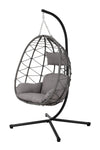 Hanging Chair with Stand and Cushion, WB0160 (Ver. 2)