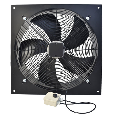 Livingandhome Ventilation Wall-Mounted Exhaust Axial Fan 24-inch, FI0154