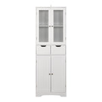 Modern Tall Glass Door Cabinet, FI0875