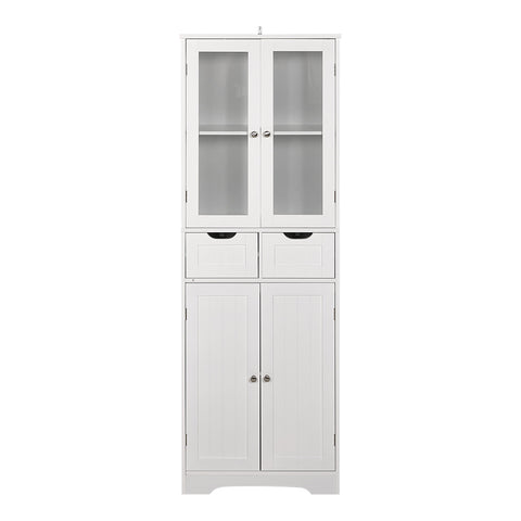 Modern Tall Glass Door Cabinet, FI0875