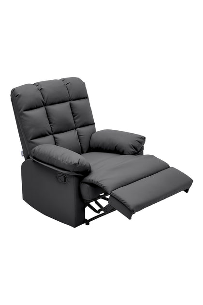 Livingandhome Faux Leather Upholstered Recliner Armchair, FA0604