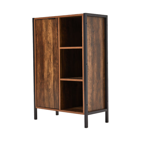 30x30x60cm Single-door Storage Cabinet with Metal Frame, FI0878 (Ver.2)