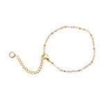 14K Gold Plated Chain Bracelets set, CA290002