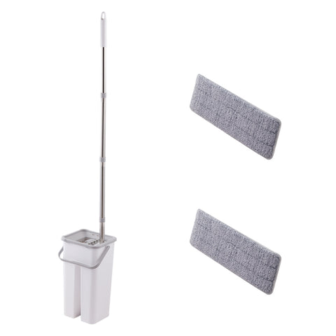 Wet Dry Flat Mop Bucket Set Floor Cleaning Supplies, WZ0225(Ver.2)