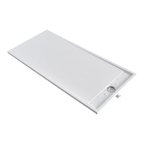 Rectangle Shower Tray in White, LG1435LG1438