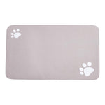 Khaki Washable Diatom Mud Pet Mat With Nonslip Bottom, CW0038 (Ver.2)