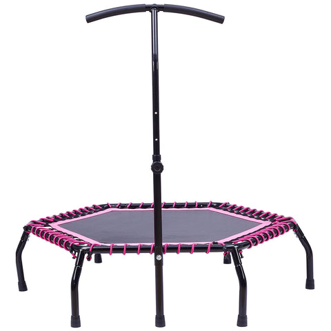 48in Bungee Cords Hexagonal Trampoline with Adjustable T-Bar Handle,DM0890(Ver.2)