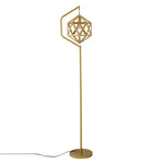 Modern Floor Lamp with Hexagonal Shade, FI1068