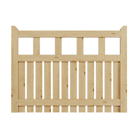 120x90cm Outdoor Wooden Garden Gate Fence Door, AI1445