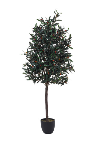 Artificial Olive Tree Decorative Plant in Planter, PM1578 (Ver. 2)