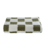 Plush Reversible Checkered Throw Blanket, SW0971 (Ver.2)