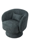 Livingandhome Upholstered Swivel Chair with Pillow, ZH1686 (Ver.2)