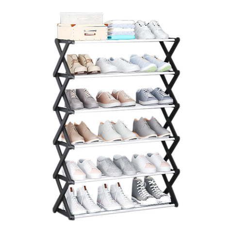 Lifeideas Foldable Multi-Tier Metal Shoe Rack, SW0731