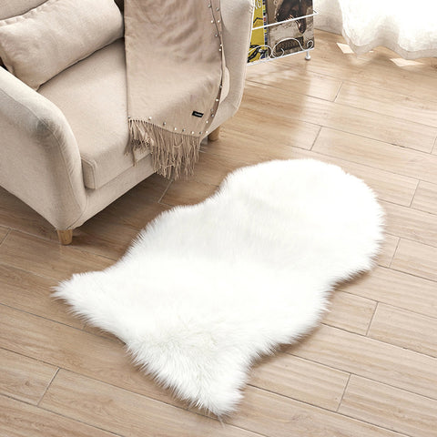 Livingandhome Irregular Shaped Super Soft Shaggy Area Rug, SP0553