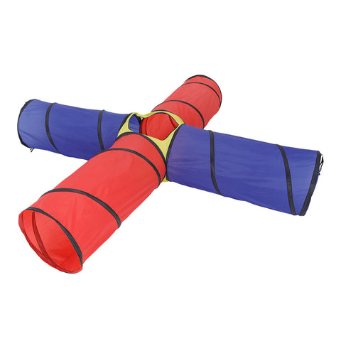 Kidkid 4-Way Polyester Play Tunnel for Kids, WF0133