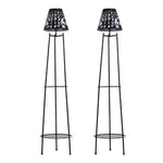 2 Pack Double Tier Solar-Powered Plant Stand, WF0291 (Ver. 2)