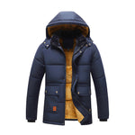 Fleece-lined Polyester Jacket with Removable Hood and Detachable Fur Trim, WO0489