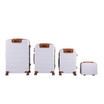 4PCS Color-Block Lockable Travel Suitcase Set, XB0005 (Ver.2)