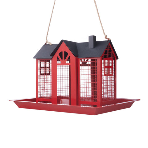 Hanging Iron Garden Bird Feeder for Outdoor Use, CW0052