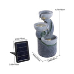 Outdoor Solar-Powered Water Fountain Decor, AI1497