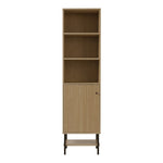 Freestanding Wooden Tall Cabinet with Bottom Shelf, ZH1655