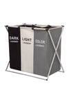 Livingandhome Laundry Basket Large Detachable Dirty Clothes Organizers, WZ0150