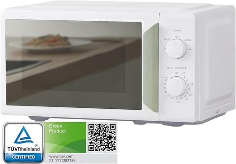 700W White 19L 5-level Power Kitchen Manual Microwave Oven with Timer, AJ0416