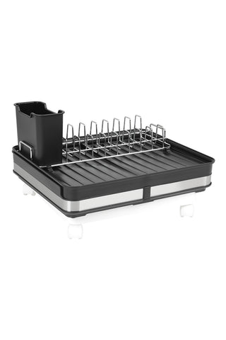 Livingandhome Kitchen Expandable Organizer Dish Drainer Rack, KT0026