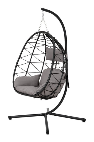 Hanging Chair with Stand and Cushion, WB0159 (Ver. 2)