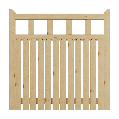 120x120cm Outdoor Wooden Garden Gate Fence Door, AI1451