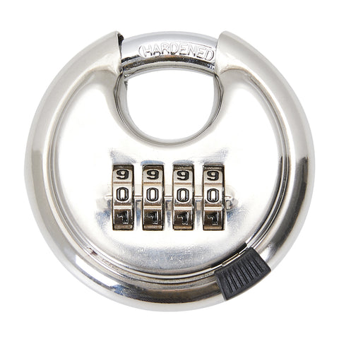 Weatherproof 4-Digit Stainless Steel Combination Padlock for Warehouses, ZY0149 (Ver.2)