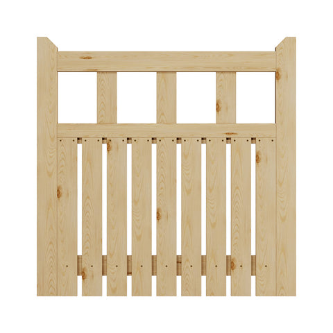 90x90cm Outdoor Wooden Garden Gate Fence Door, AI1443 (Ver.2)