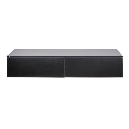 Black Wall-Mounted Floating TV Cabinet, DM0575 (Ver.2)