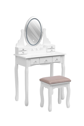 Makeup Vanity Desk Set with LED Lighting, FI0969