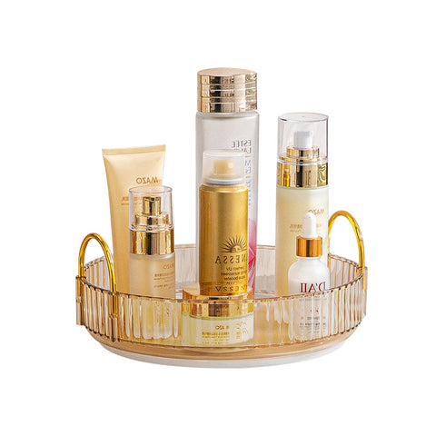 Round Rotating Organizer for Cosmetics and Skincare, SO0095