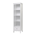 Classic White Wooden Tall Cabinet, ZH1659