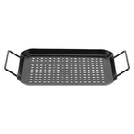 Non Stick Metal Grill Tray BBQ Topper Pan with Handles, CT0837