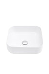 White Ceramic Square Vessel Sink, DM0660