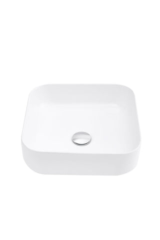 White Ceramic Square Vessel Sink, DM0660