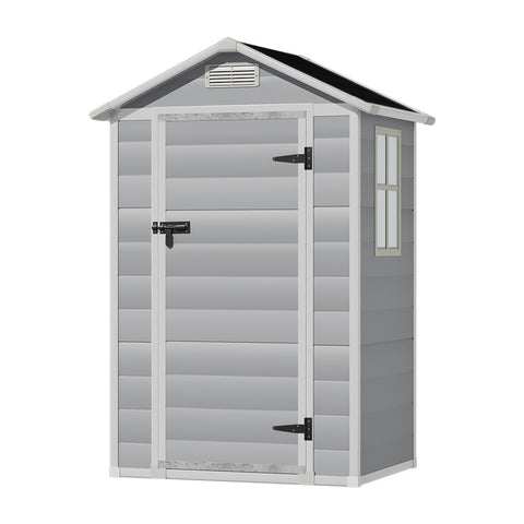 4X3FT Apex Roof Garden Shed Outdoor Storage House, PM1712PM1713(Ver.2)