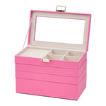 4-Tier Jewellery Storage Box with Transparent Lid, SO0053