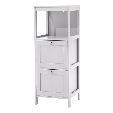 Compact Wooden Bathroom Cabinet with Drawers, FI0958