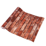 3D Retro Brick Wallpaper - PVC Material, Suitable for Home or Office, HF0182