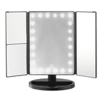 Tri-Fold Makeup Mirror with LED Lights, SW0974 (Ver.2)