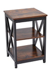 Livingandhome Vintage Wooden Side Table, XY0376