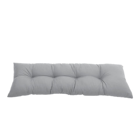 Livingandhome Light Grey Rectangular Tufted Bench Cushion Seat Pad, SP2882